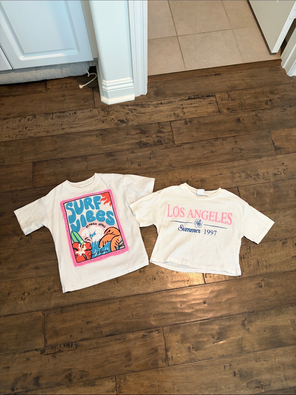 Zara Kids graphic tees- sold as a set of 2